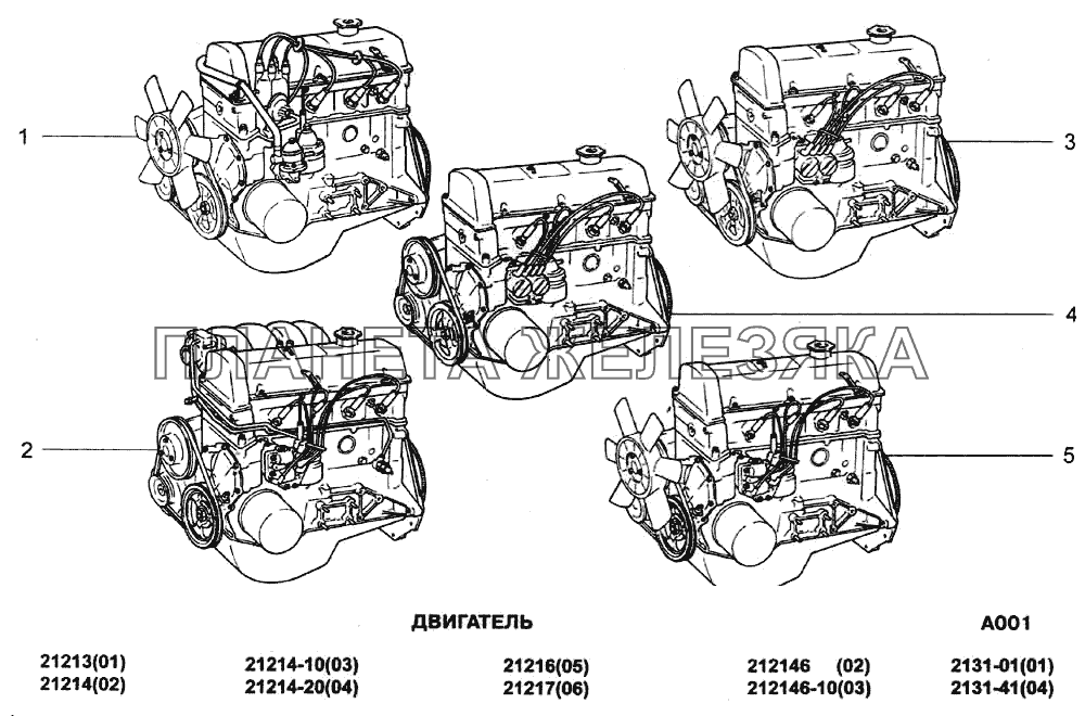 Двигатель ВАЗ-21213-214i